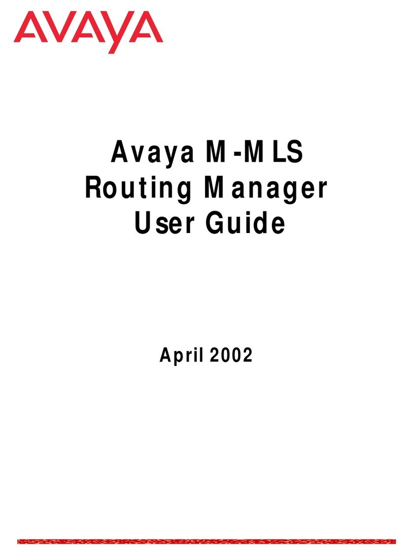 Avaya M-MLS User manual