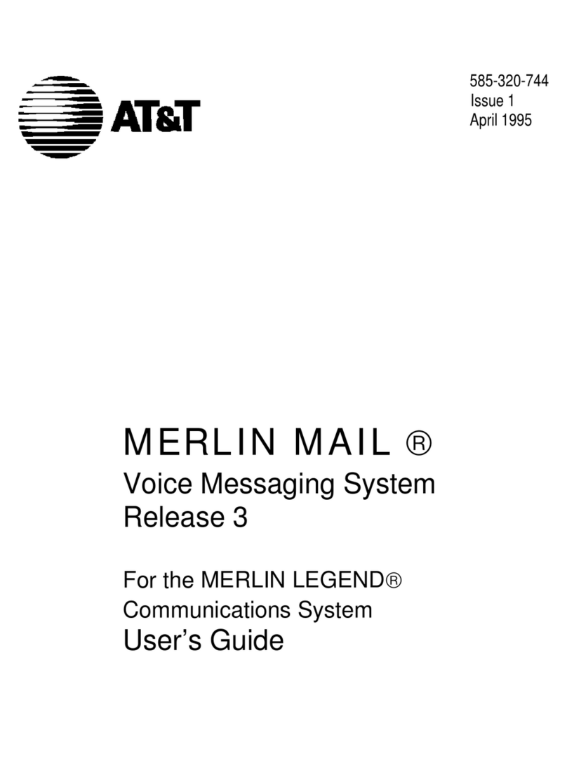 AT&T MERLIN MAIL User manual
