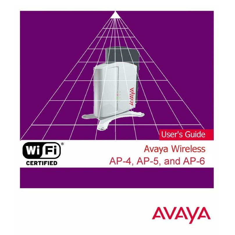 Avaya AP-4 User manual Avaya AP-4 User manual