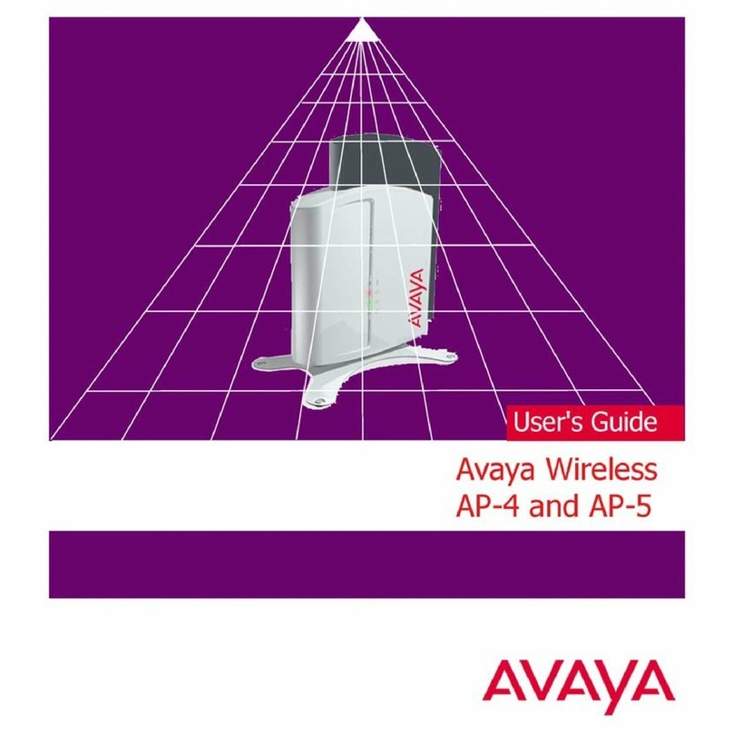 Avaya AP-4 User manual Avaya AP-4 User manual