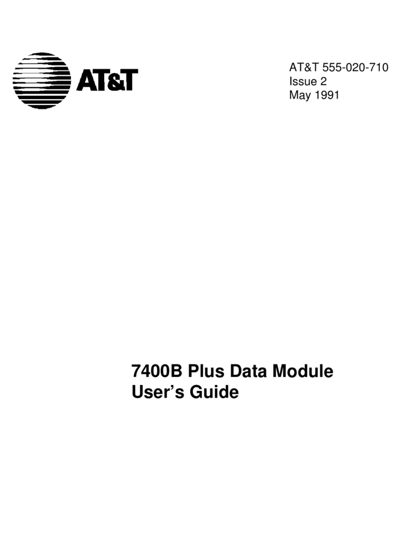 AT&T 7400B Plus User manual