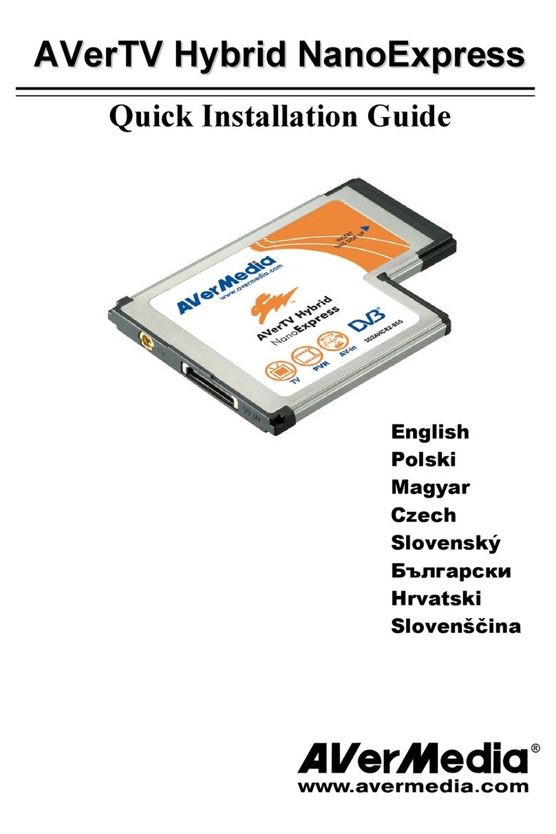 Avermedia Hybrid NanoExpress User manual