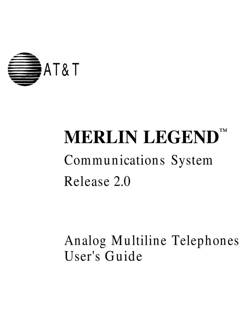 AT&T Merlin Legend 10BS User manual