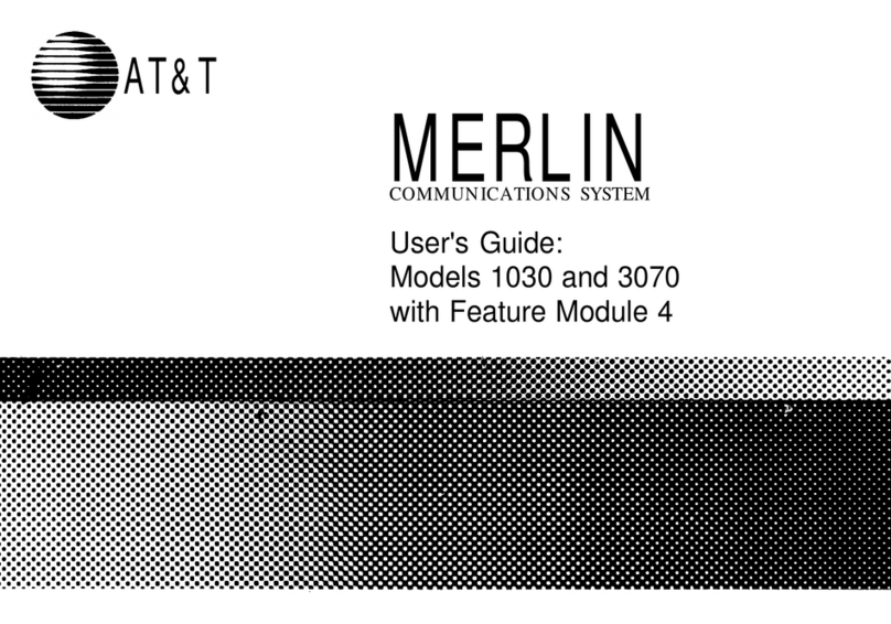 AT&T Merlin 1030 User manual