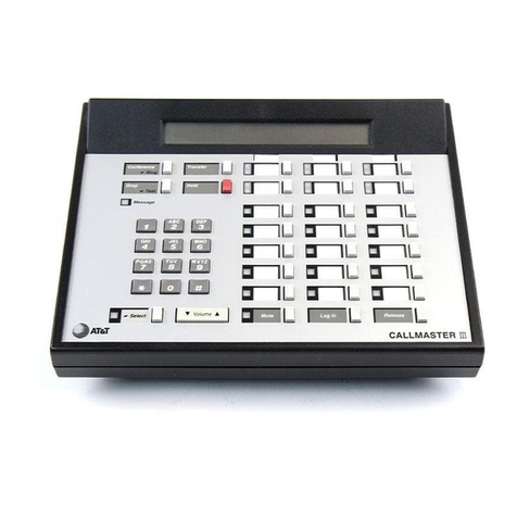 Lucent Technologies Definity Callmaster II User manual