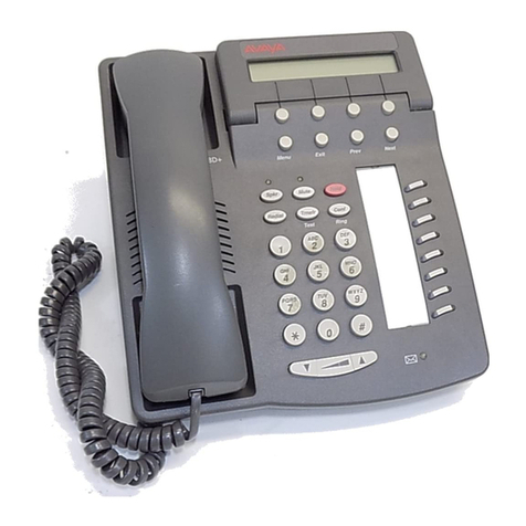 Avaya Definity 6408 User manual