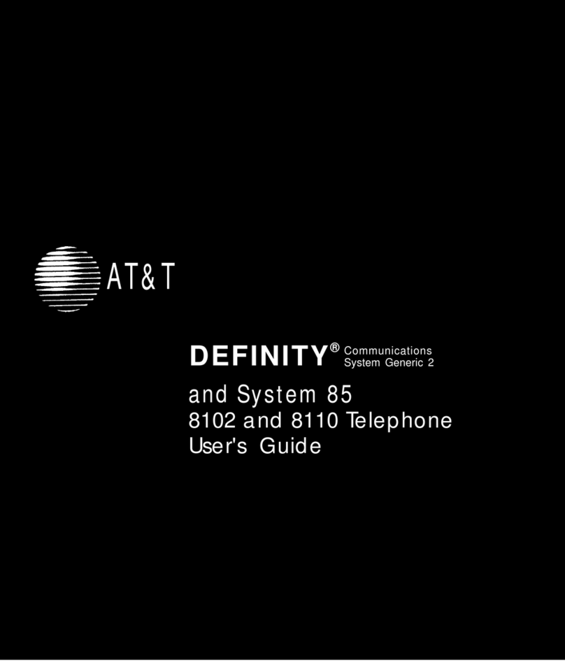 AT&T DEFINITY 8102 User manual AT&T DEFINITY 8102 User manual