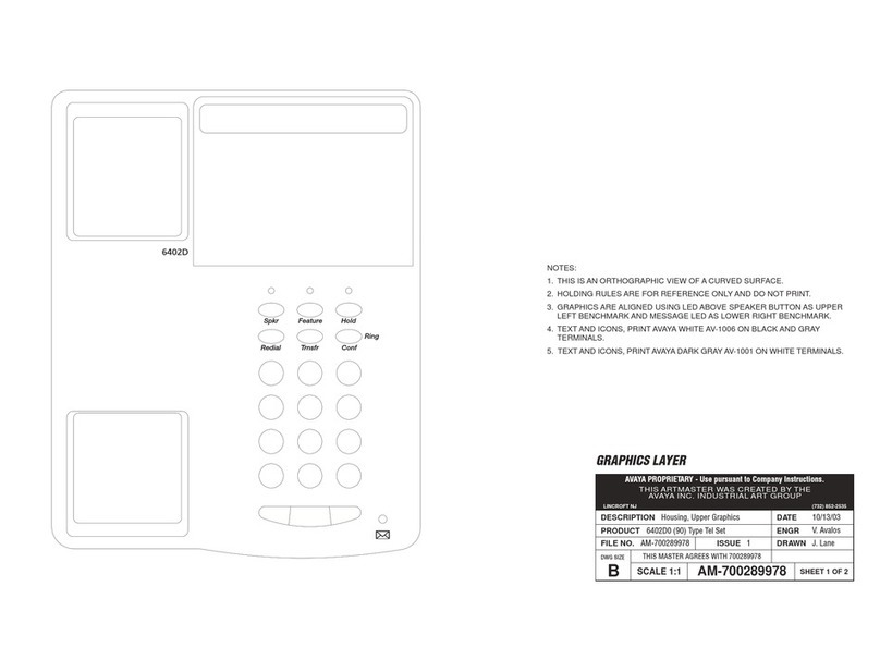 Avaya 6402D Manual