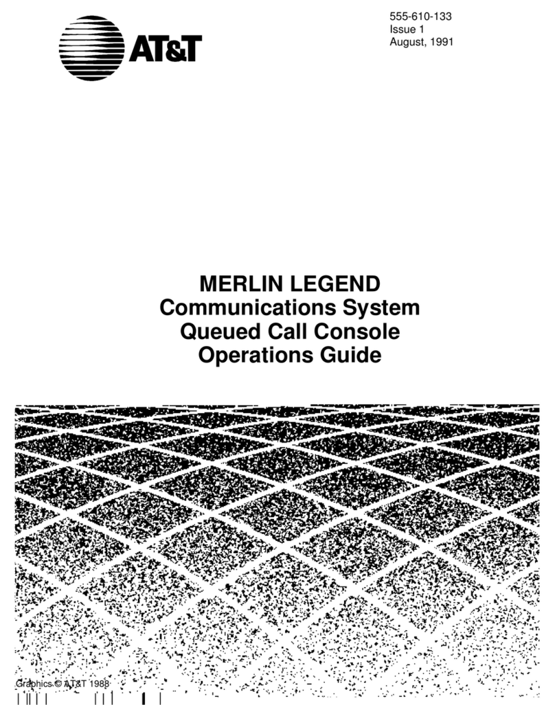 AT&T Merlin Legend MLX-20L Operation guide