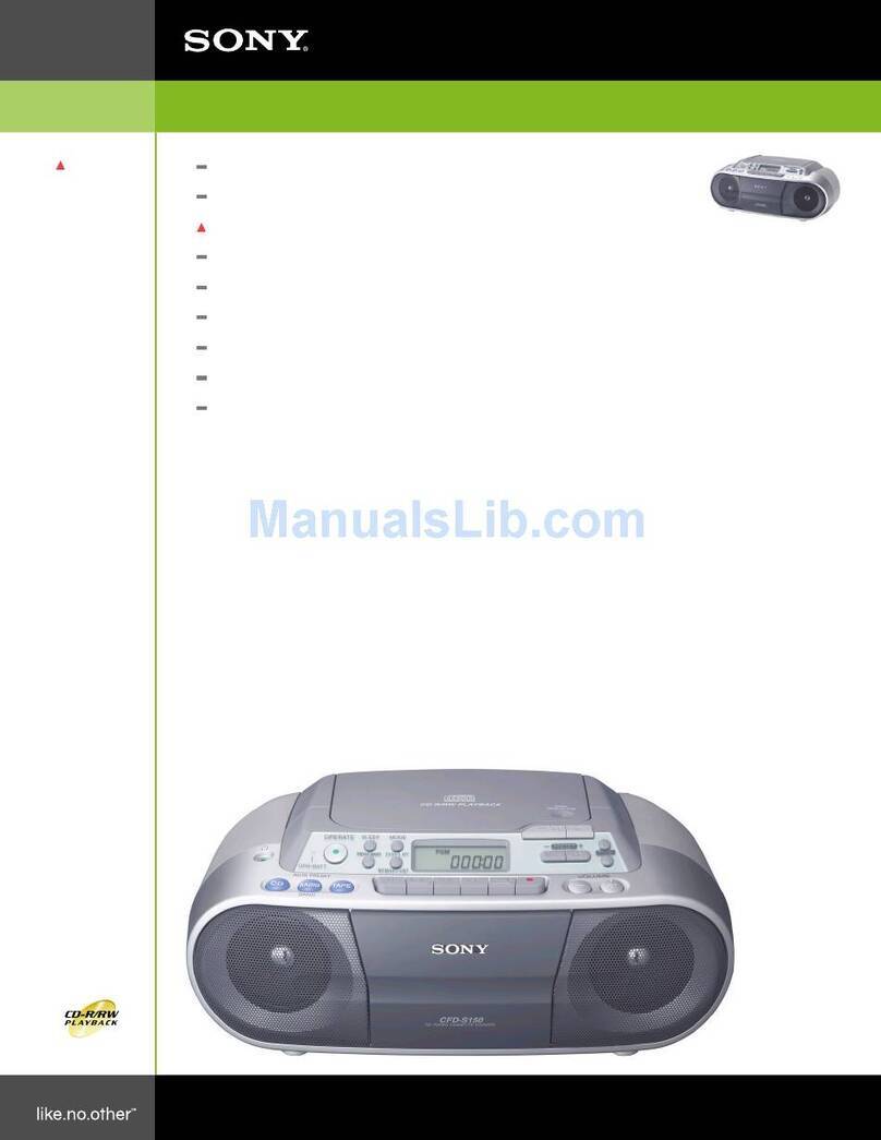 Sony CFD-S01 User manual
