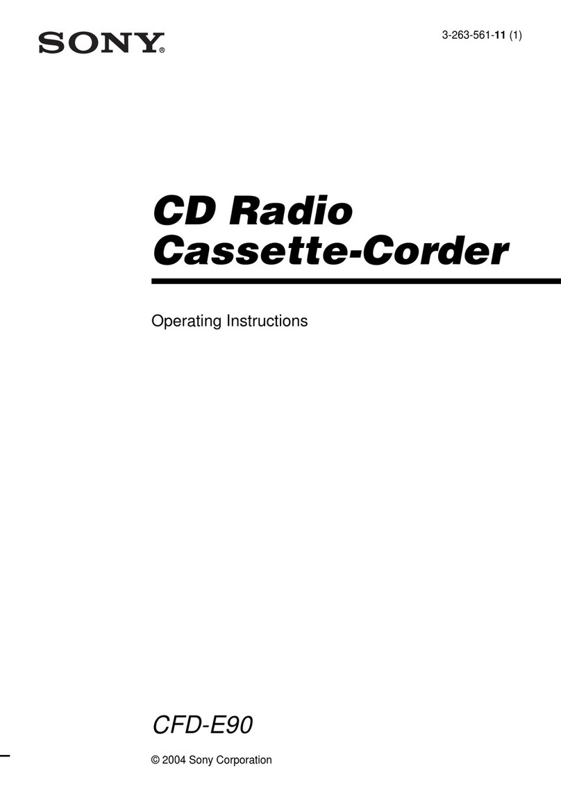 Sony CFD-E90PS Operating Instructions  (primary... User manual