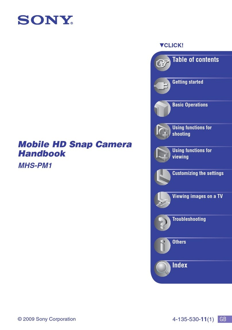 Sony MHS PM1 - Webbie HD Camcorder User manual