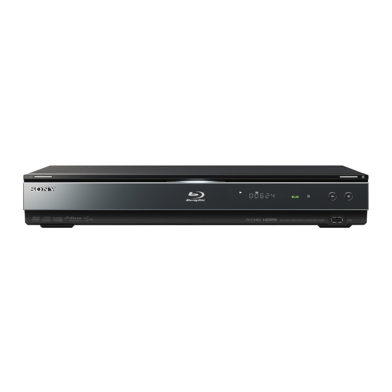 Sony BDP-S560 operating instructions