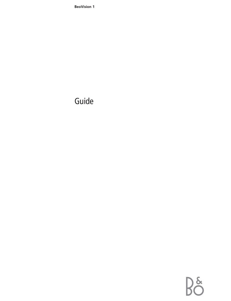 Bang & Olufsen BeoVision 1 Guide