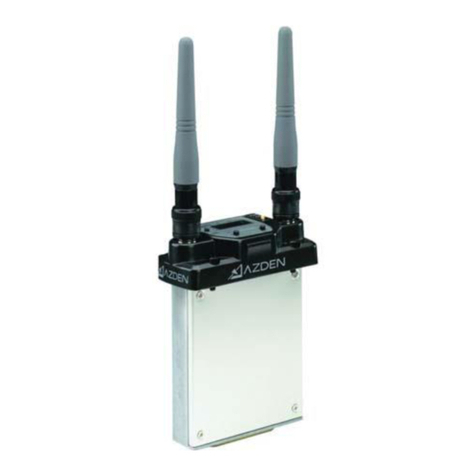 Azden 1000URX-Si User manual Azden 1000URX-Si User manual