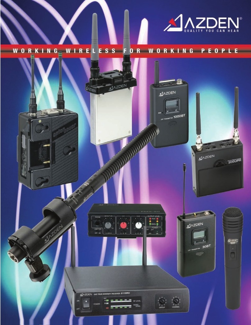 Azden HS-11 brochure