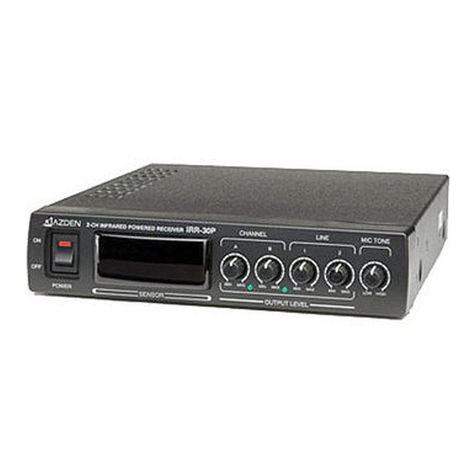 Azden IRD-60 Specifications