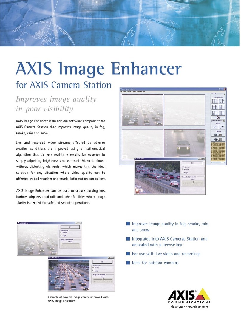 Axis Image Enhancer User manual
