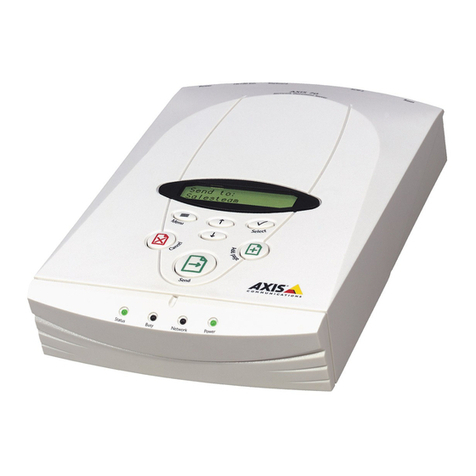 Axis 7000 User manual Axis 7000 User manual