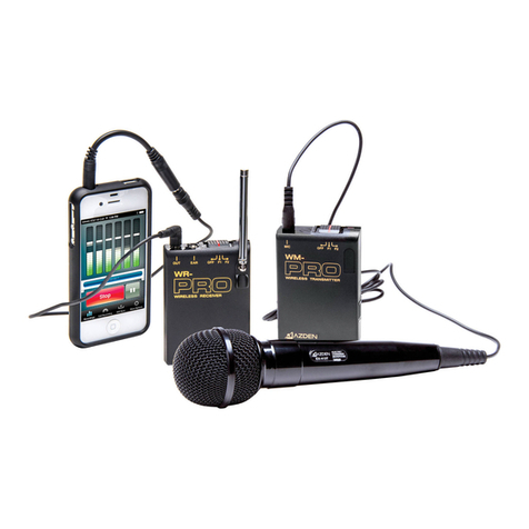 Azden WMS-PRO User manual Azden WMS-PRO User manual