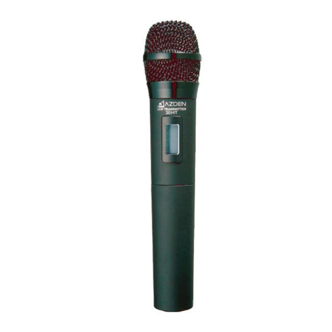 Azden 30BT user guide
