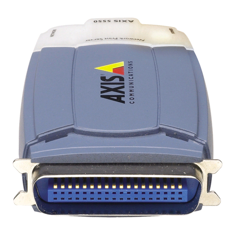 Axis 5550 User manual Axis 5550 User manual