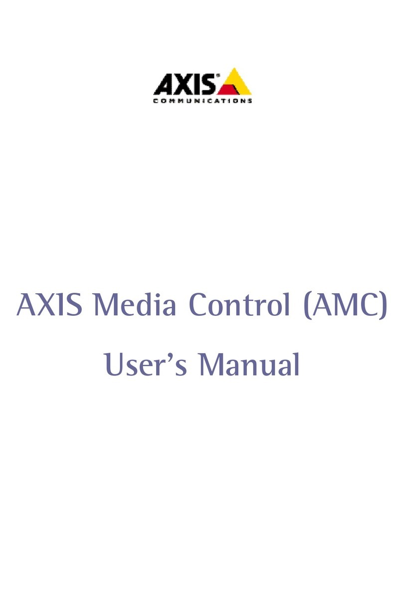 Axis 295 User manual