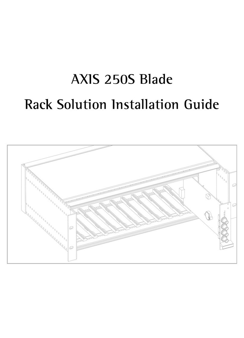 Axis 250S Blade User manual