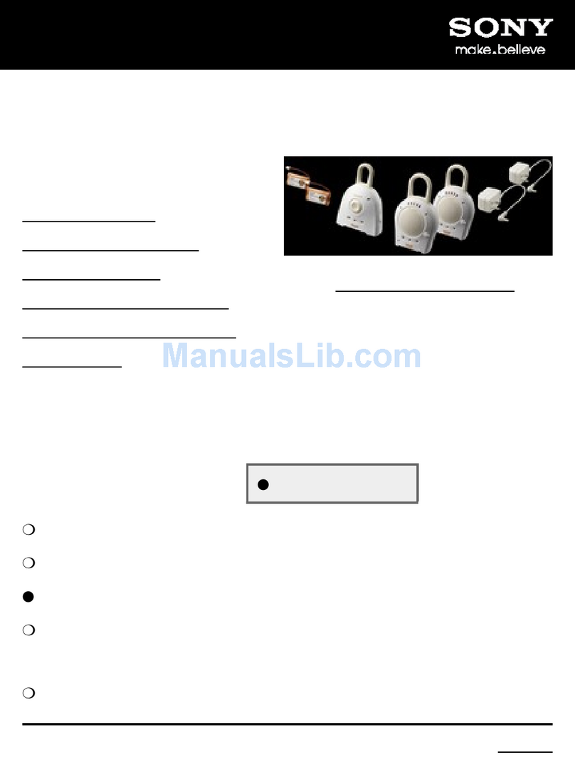 Sony BabyCall NTM-910DUAL Specifications