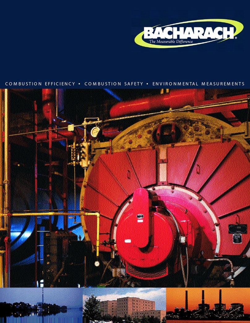 Bacharach Model 105 User manual