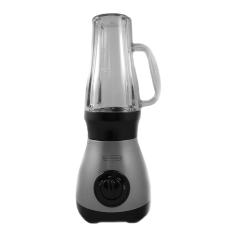 Back to Basics SMOOTHIE CHOICE SM600 User manual
