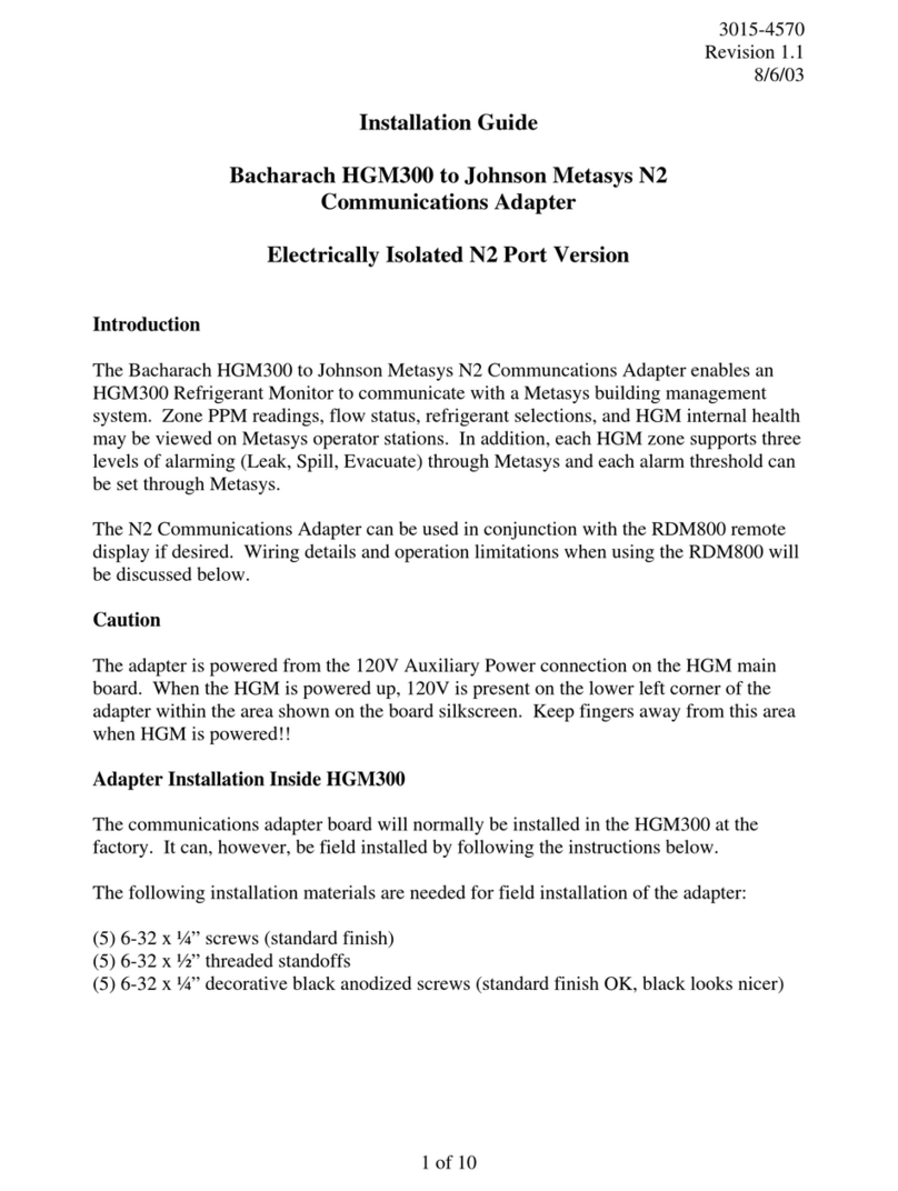 Bacharach HGM300 installation guide