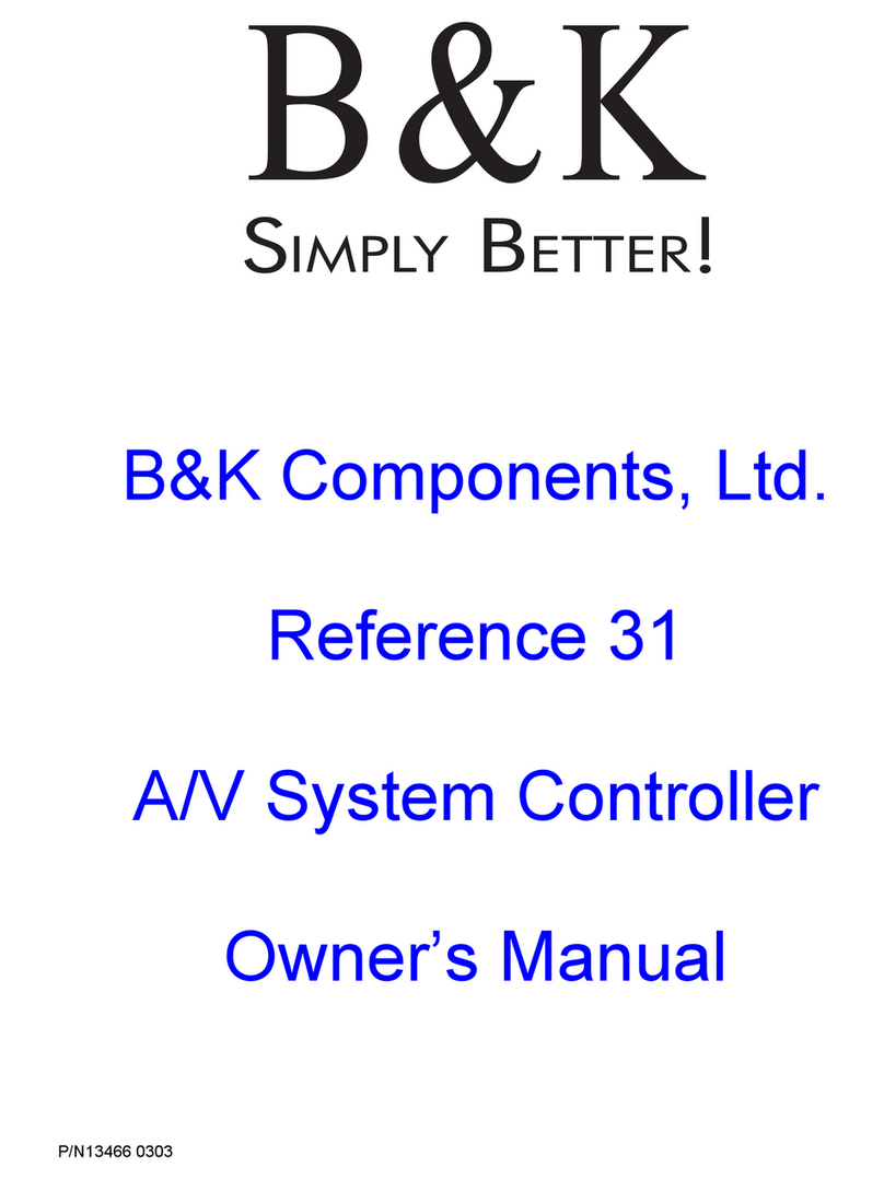 B&K Reference 31 owner's manual