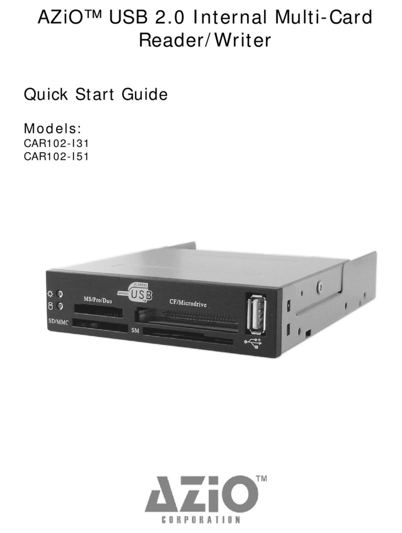 Azio CAR102-I31 quick start guide