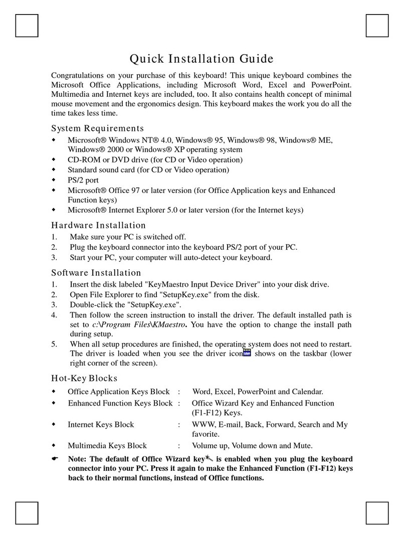 BTC 5207 Quick installation guide