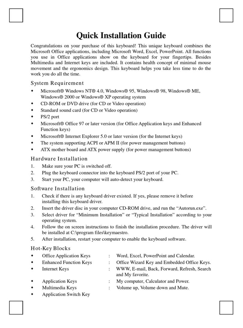 BTC 8192 User manual