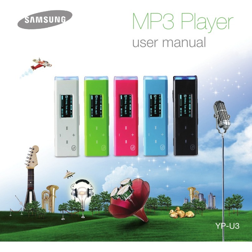 Samsung YP-U3JAW User manual