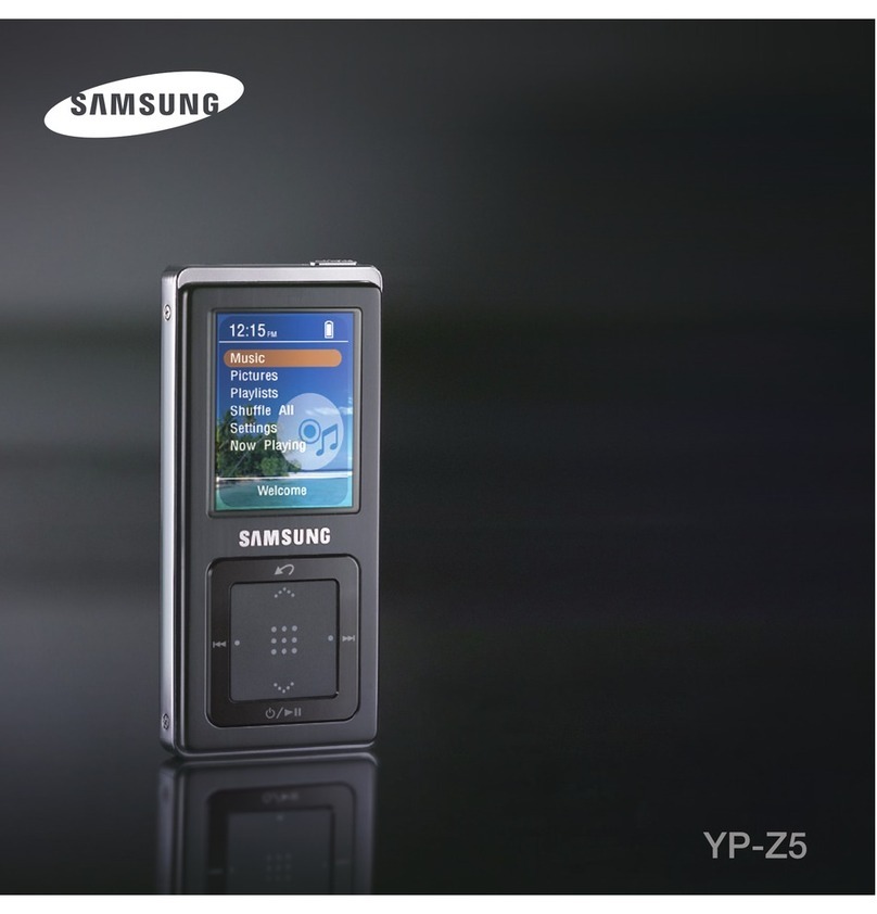 Samsung YP-T55XL User manual