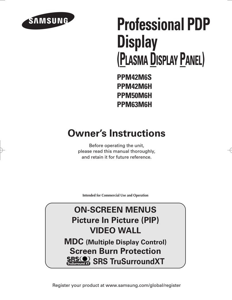 Samsung PPM42M6HS User manual Samsung PPM42M6HS User manual