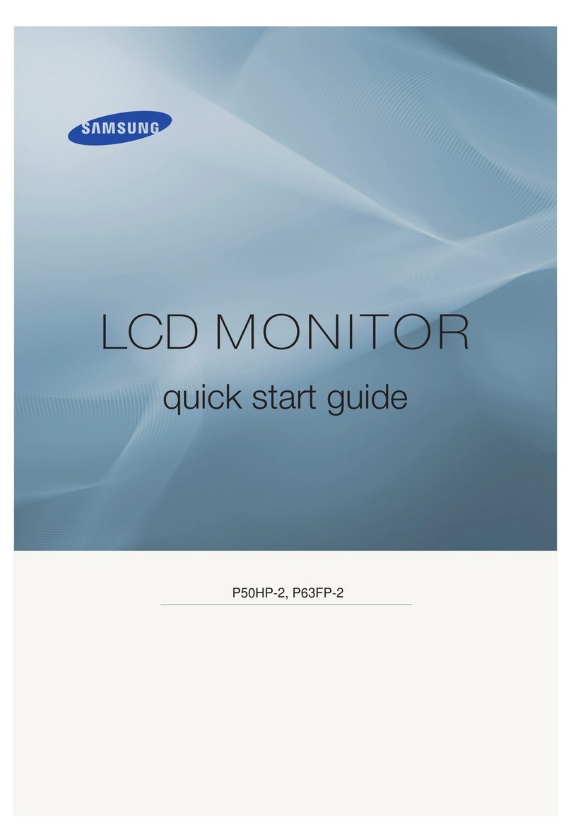 Samsung SyncMaster P50HP-2 quick start guide