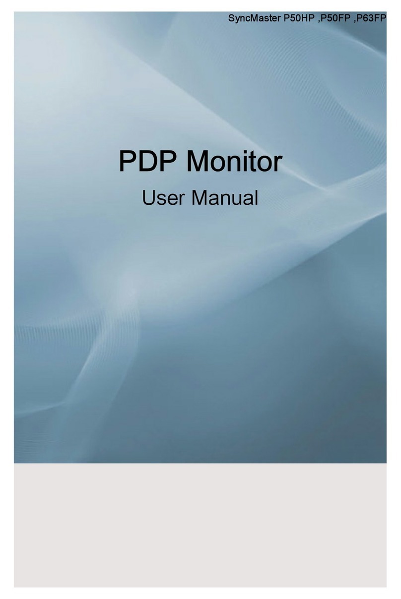 Samsung SyncMaster P50FP User manual