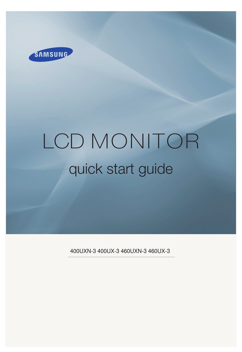 Samsung SyncMaster 400UX-3 User manual