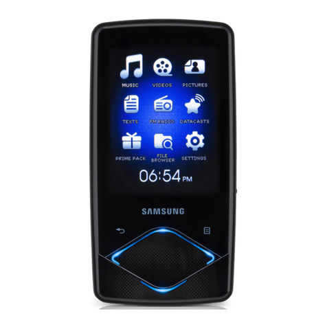 Samsung YP-Q1JEB - 16 GB Digital Player user manual
