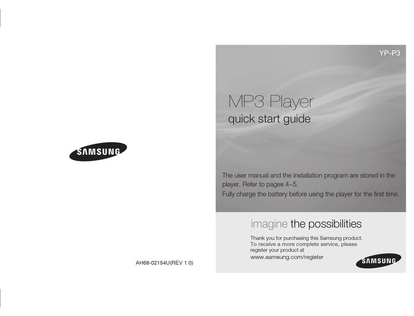 Samsung YP-P3CB User manual