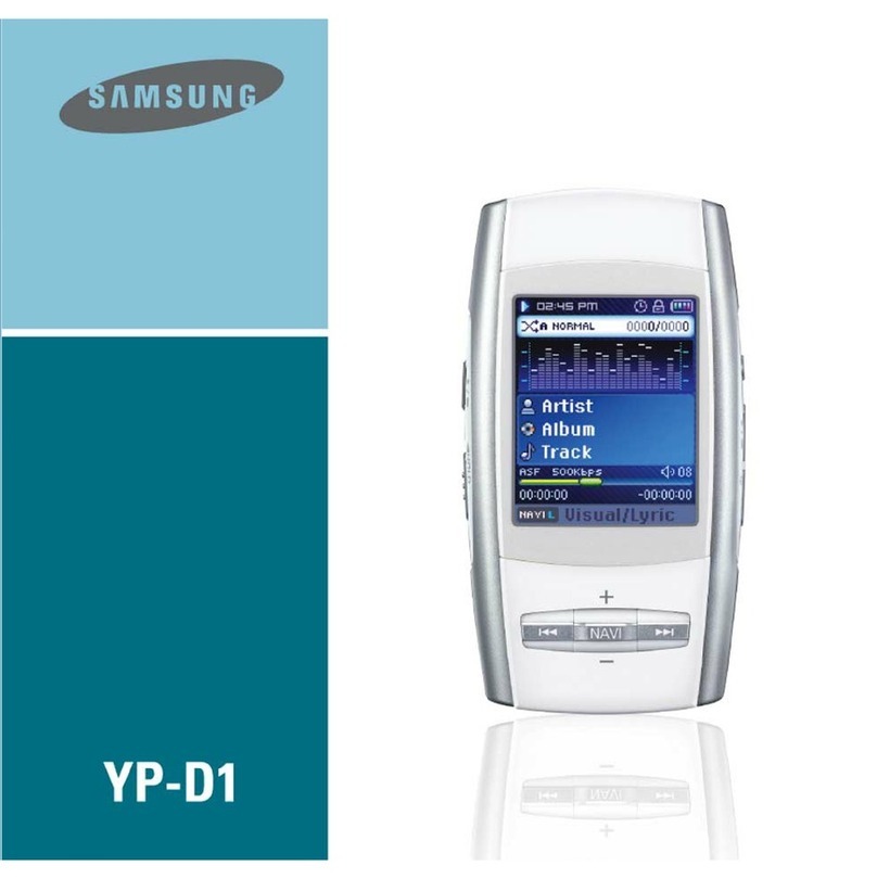 Samsung YP-D1Q User manual