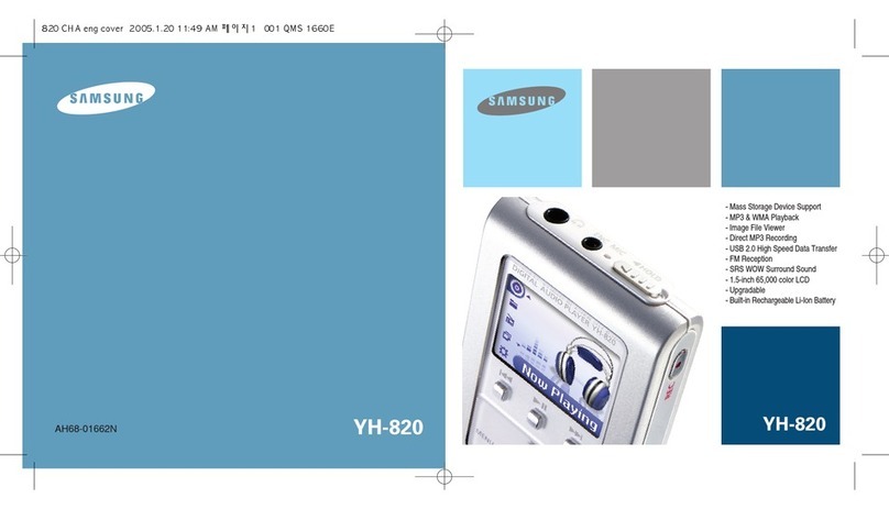 Samsung YH820MC User manual