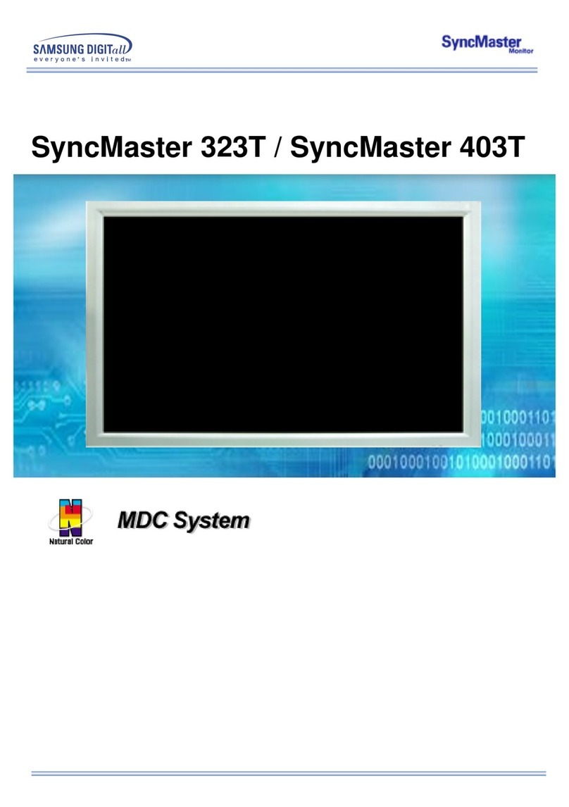 Samsung SyncMaster 403T User manual