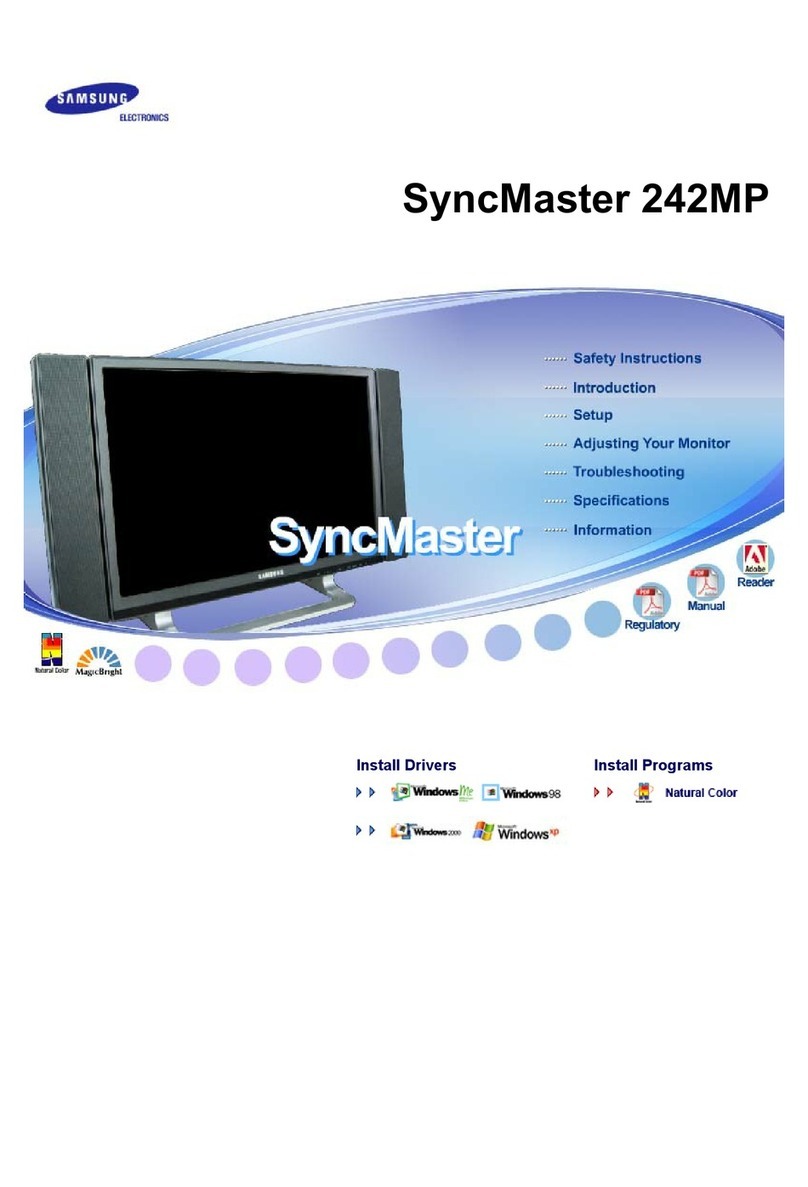 Samsung SyncMaster 242MP User manual