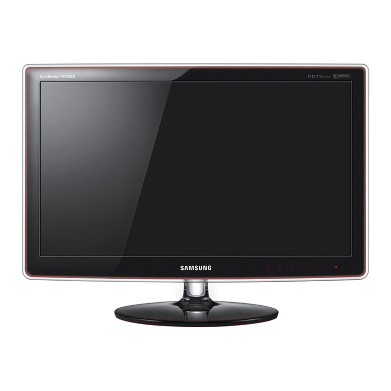 Samsung SyncMaster P2770HD User manual