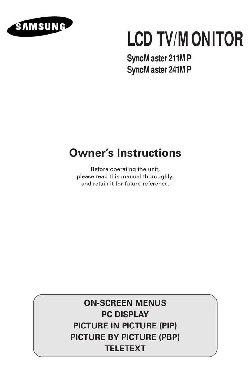 Samsung 241MP - SyncMaster 241 MP User manual